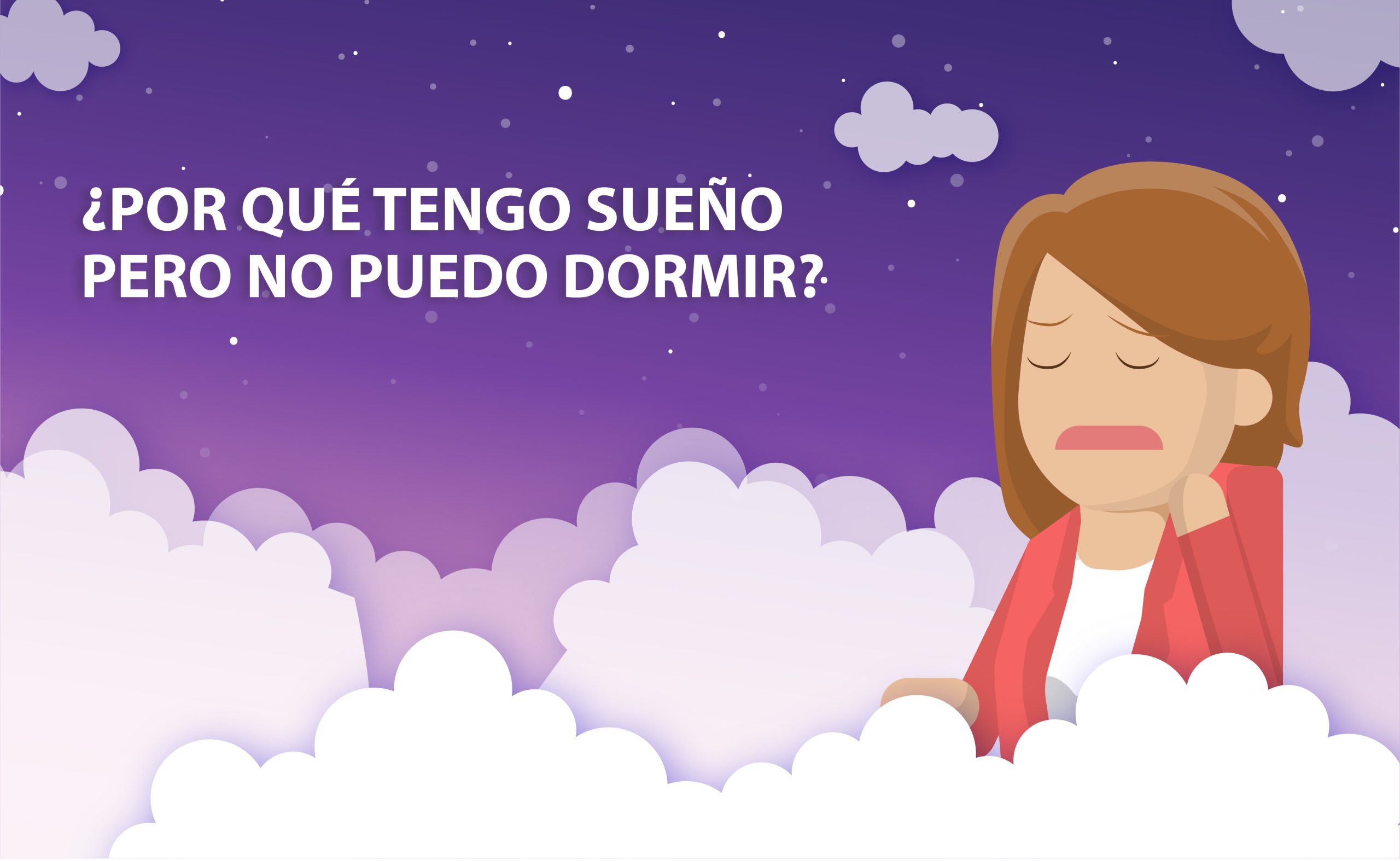 ¿Por qué tengo sueño pero no puedo dormir?