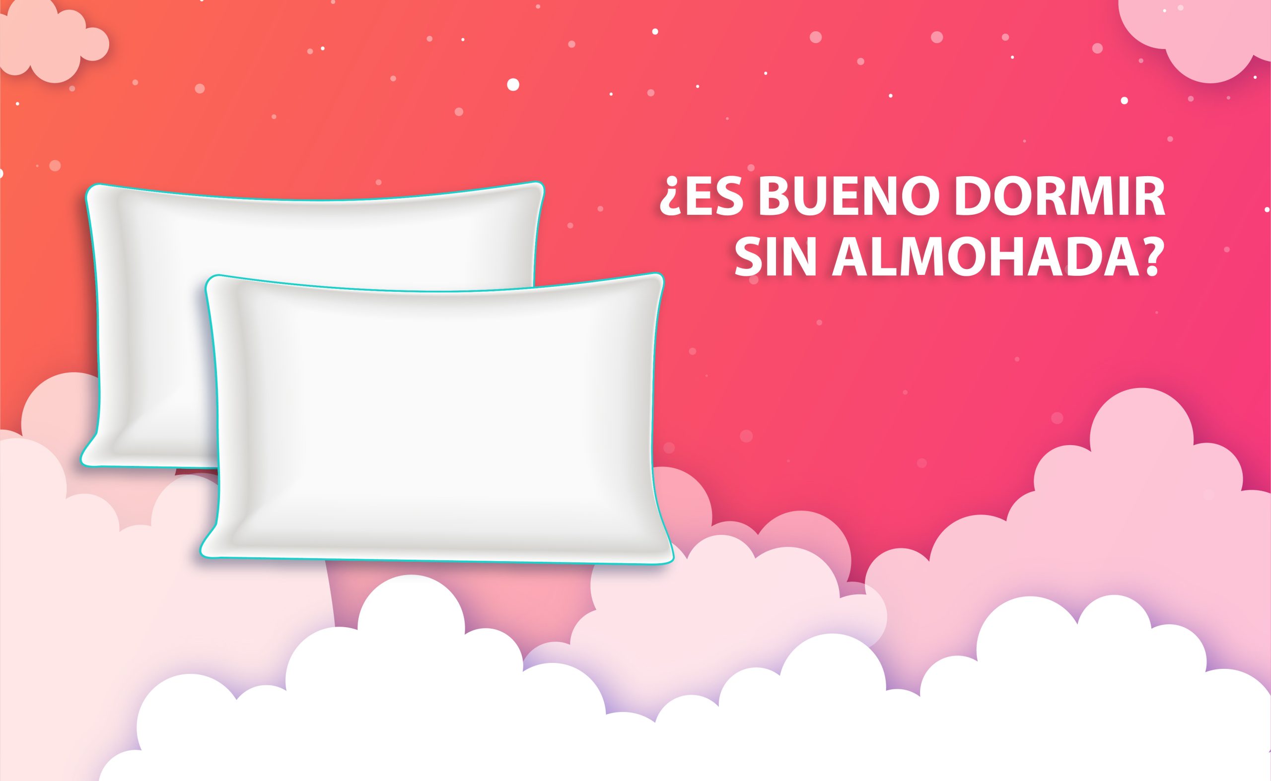 ¿Es bueno dormir sin almohada?